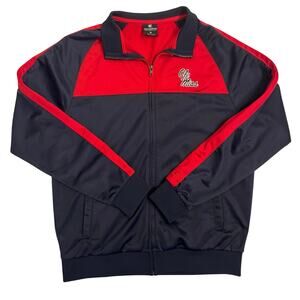 Ole Miss Colosseum Full-Zip Track Jacket Red/Blue Men's Sz M